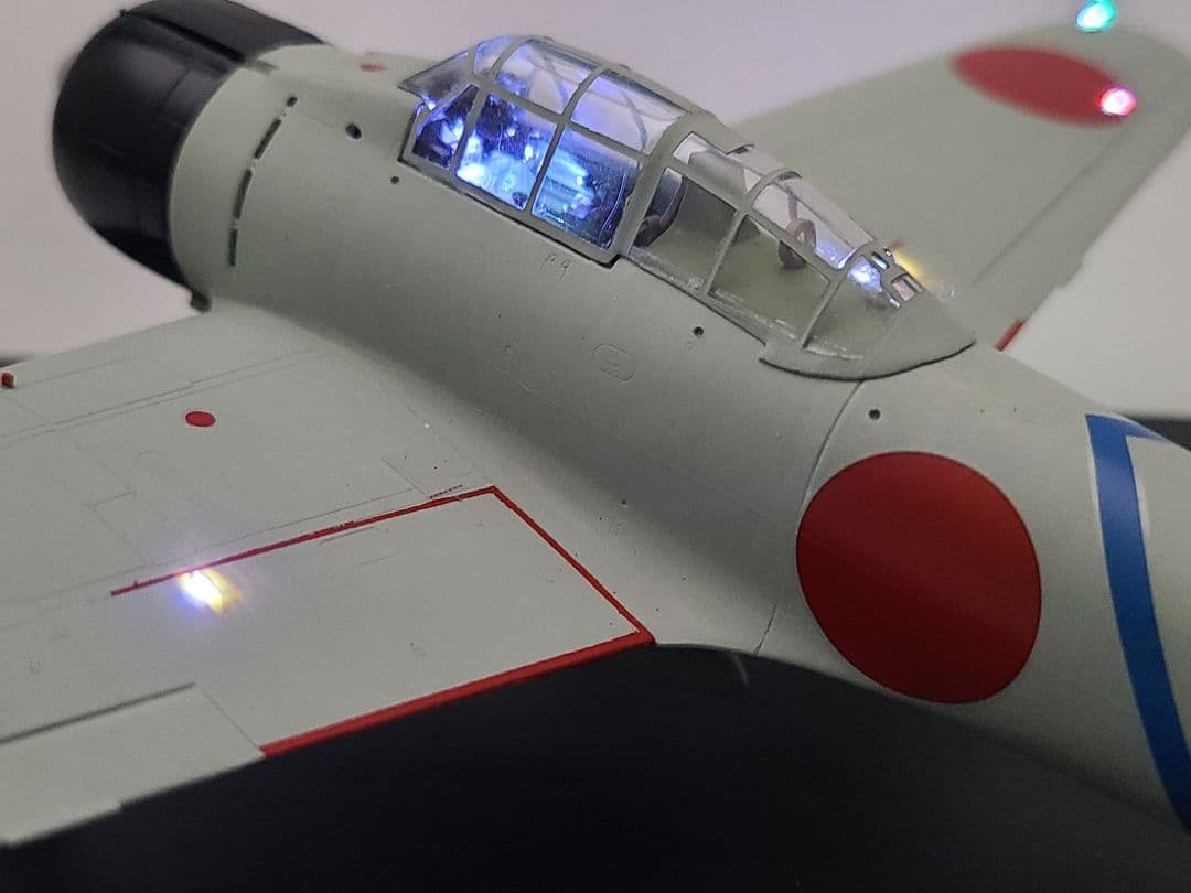 零式艦上戦闘機21型 坂井三郎乗機リアルモーターライズ完成品 - メルカリ