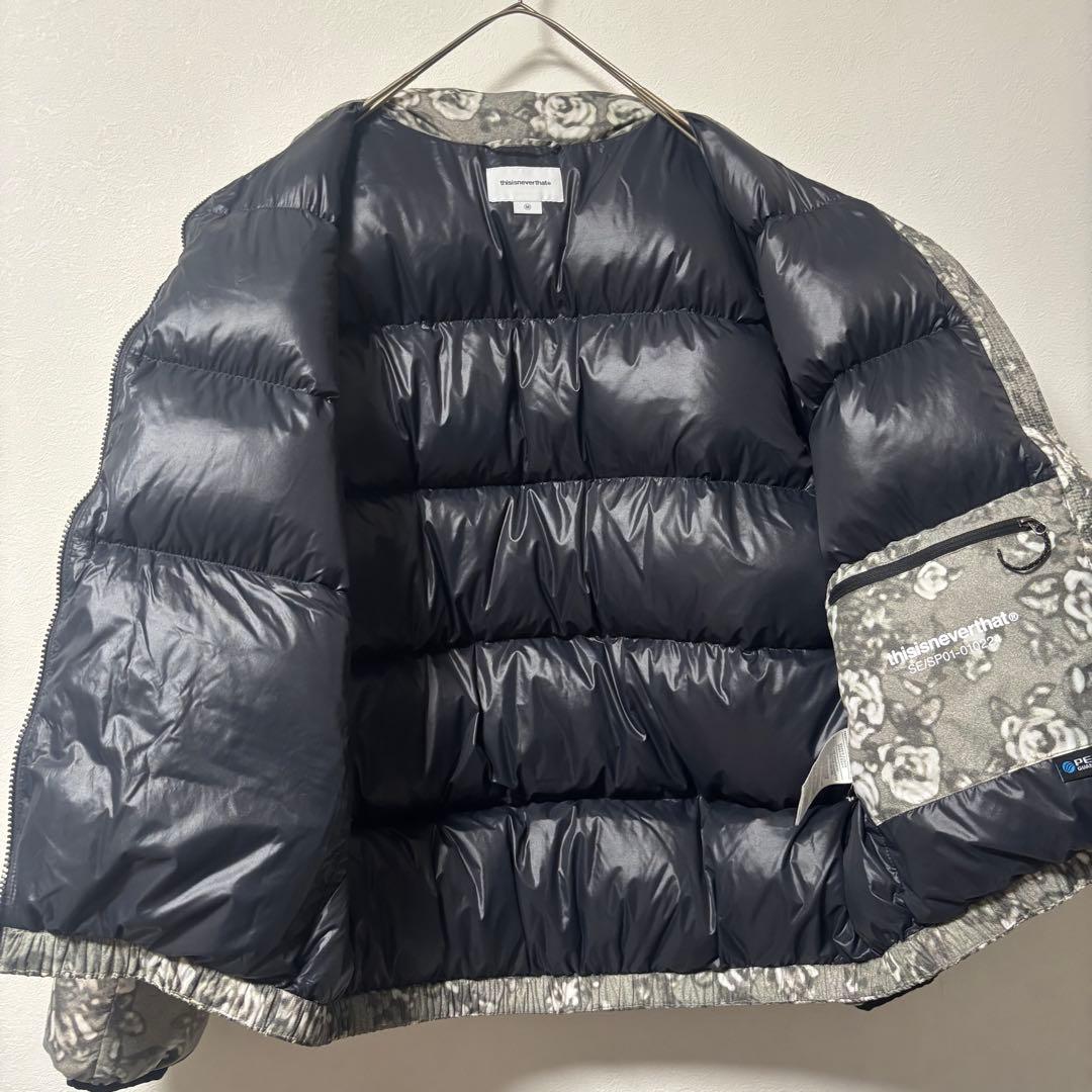 未使用級✨thisisneverthat ネバザ ダウンジャケット 花柄 M - メルカリ