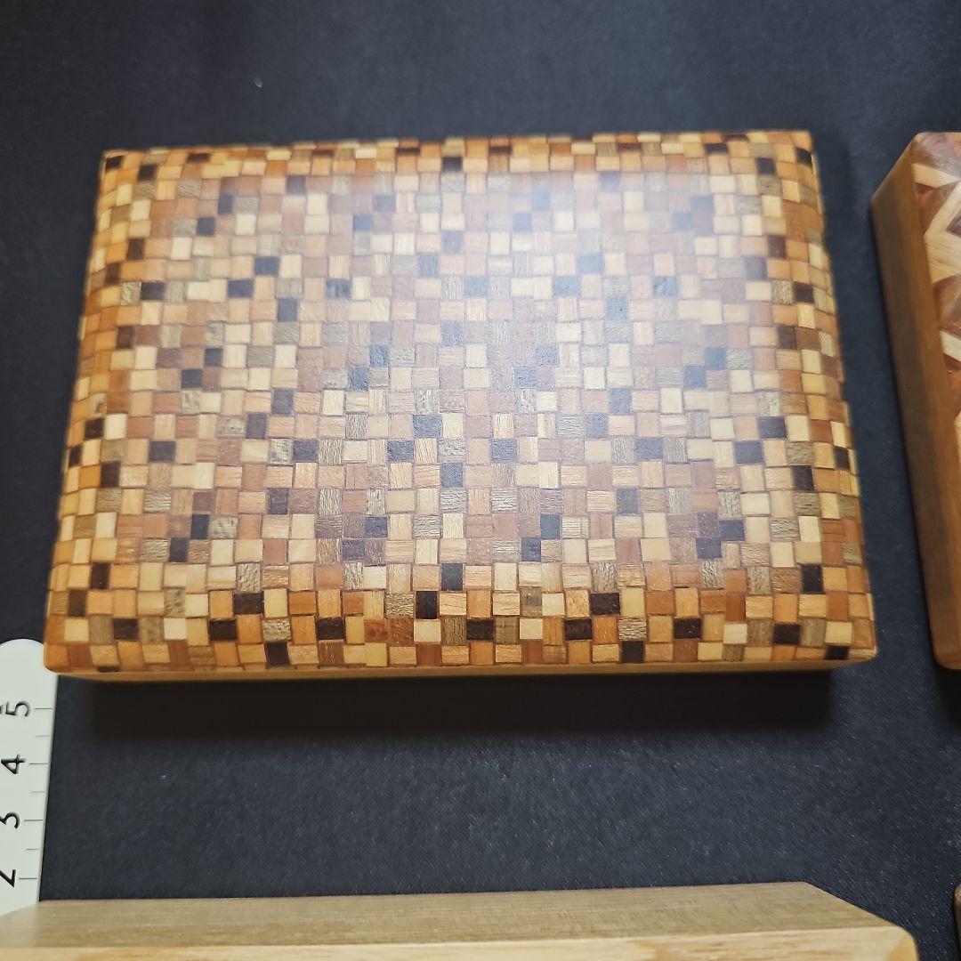 値下げ】大田木工 OTA MOKKO 箱根寄木細工 木製箱 2セット - メルカリ