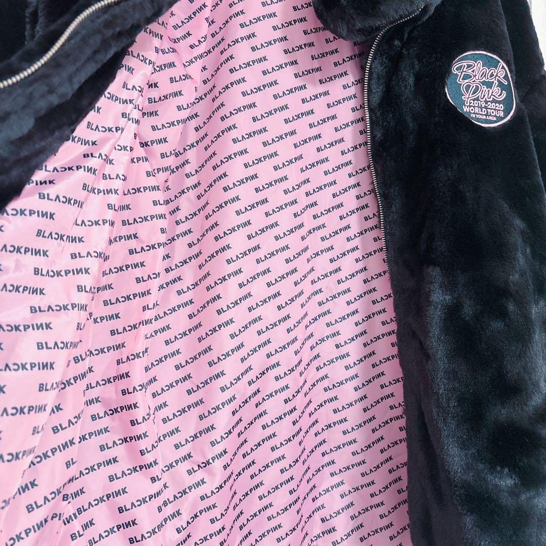 BLACKPINK ファーコート ブラック グッズ ドームツアー 2019 - メルカリ