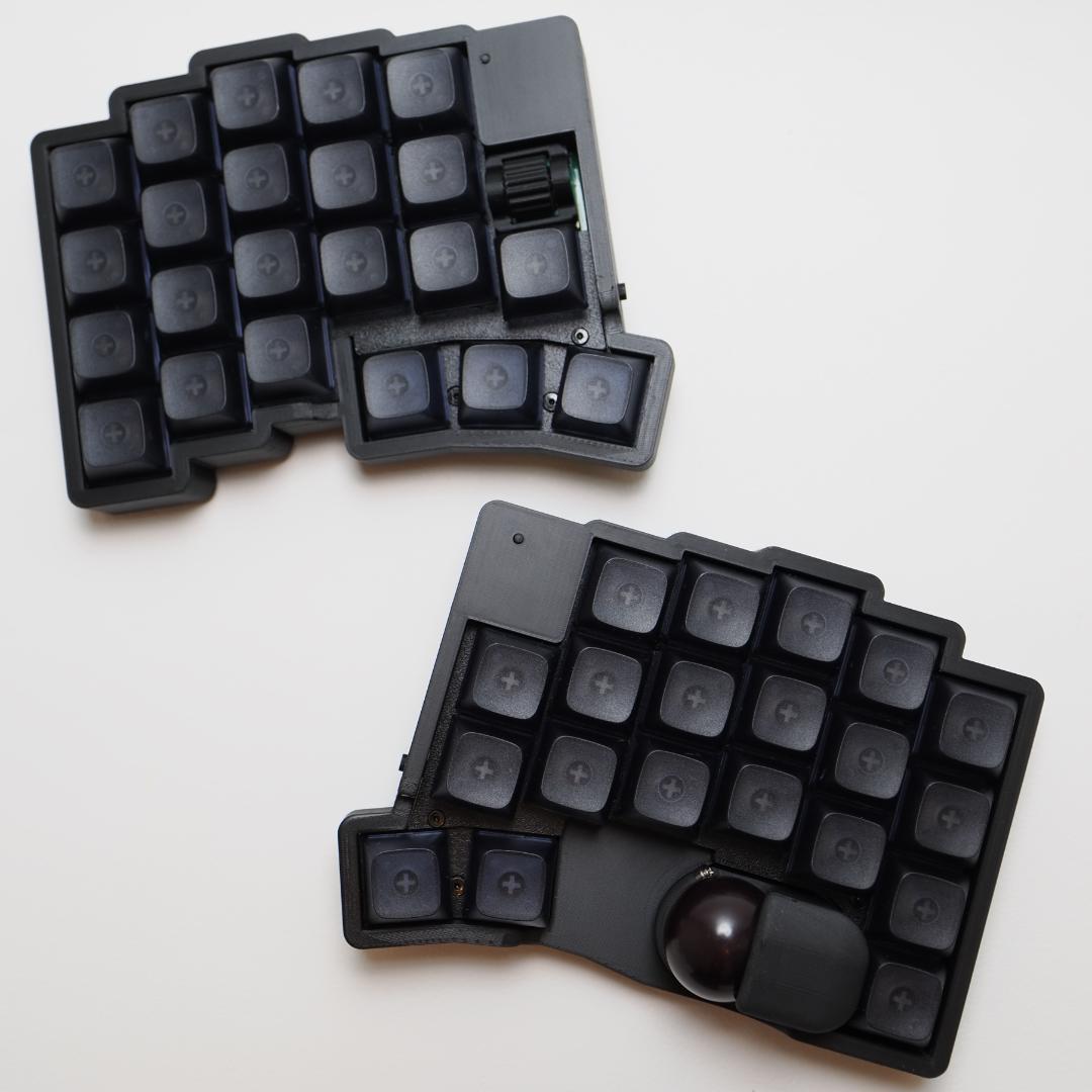 【即納】左右分割式トラックボール付きワイヤレスキーボード【roBa】 即納】左右分割式トラックボール付きワイヤレスキーボード【roBa