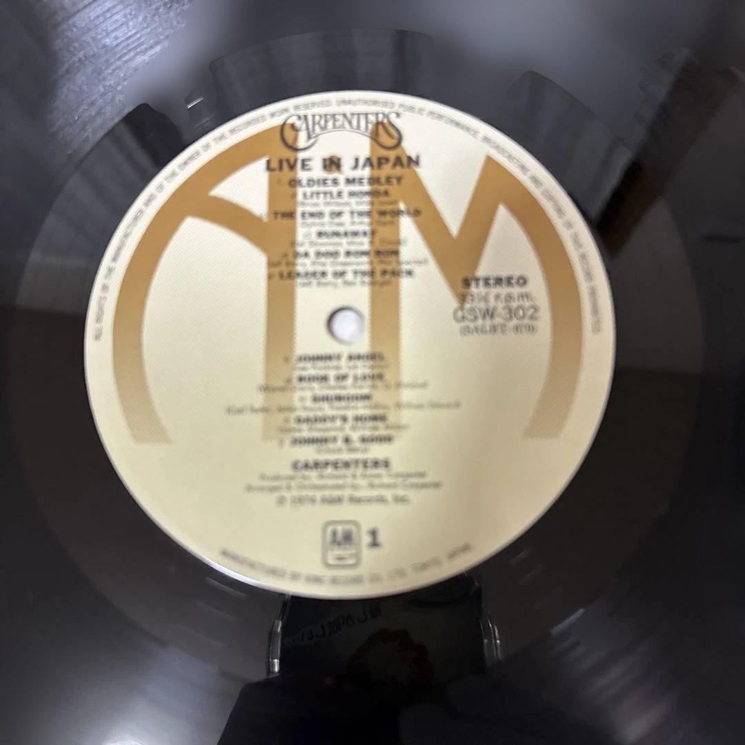 Carpenters LIVE IN JAPAN レコード - メルカリ