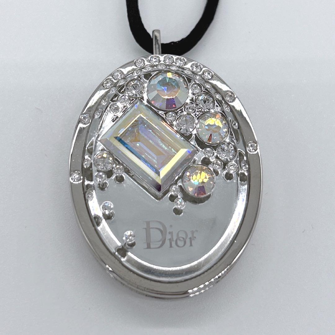Dior×スワロフスキー ペンダントリップグロスネックレス クリスタル