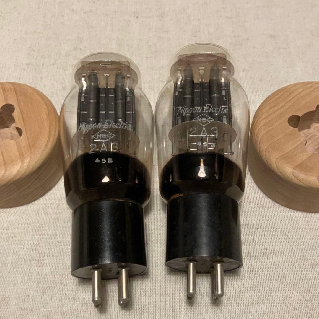 NEC 2A3 ペア（2本セット）中古品　動作未確認　真空管　3極管　出力管 Yahoo!オークション -「2a3 真空管アンプ」(アンプ) (オーディオ機器