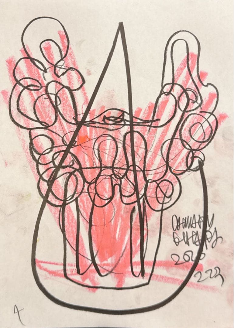 木原千春5分間ドローイング/縄文土器エスキース4 - メルカリ