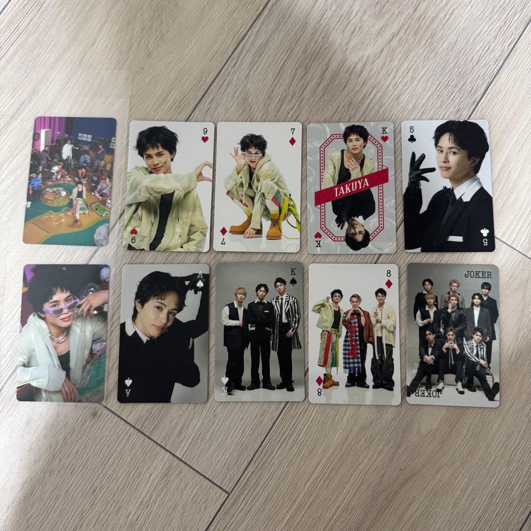 超特急 AwA AwA タクヤ トランプ風絵柄 挿入トレカ HMV 連結 コンプ