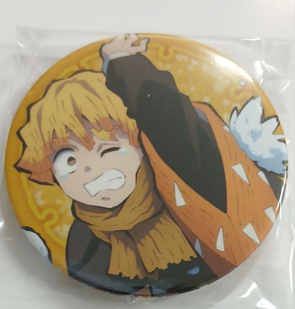 鬼滅の刃 善逸 描き下ろし缶バッジ アニプレックス ジャンプフェスタ