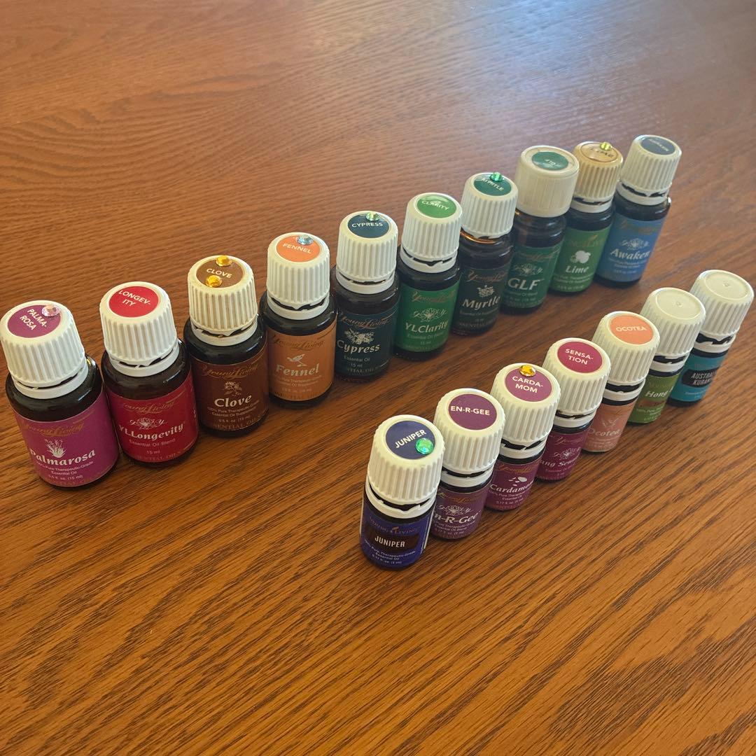 Young Living エッセンシャルオイル 17本 - メルカリ