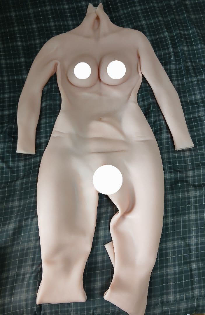 シリコンボディースーツ 女装 コスプレ 女装男子　変装用 袖付き Dカップ