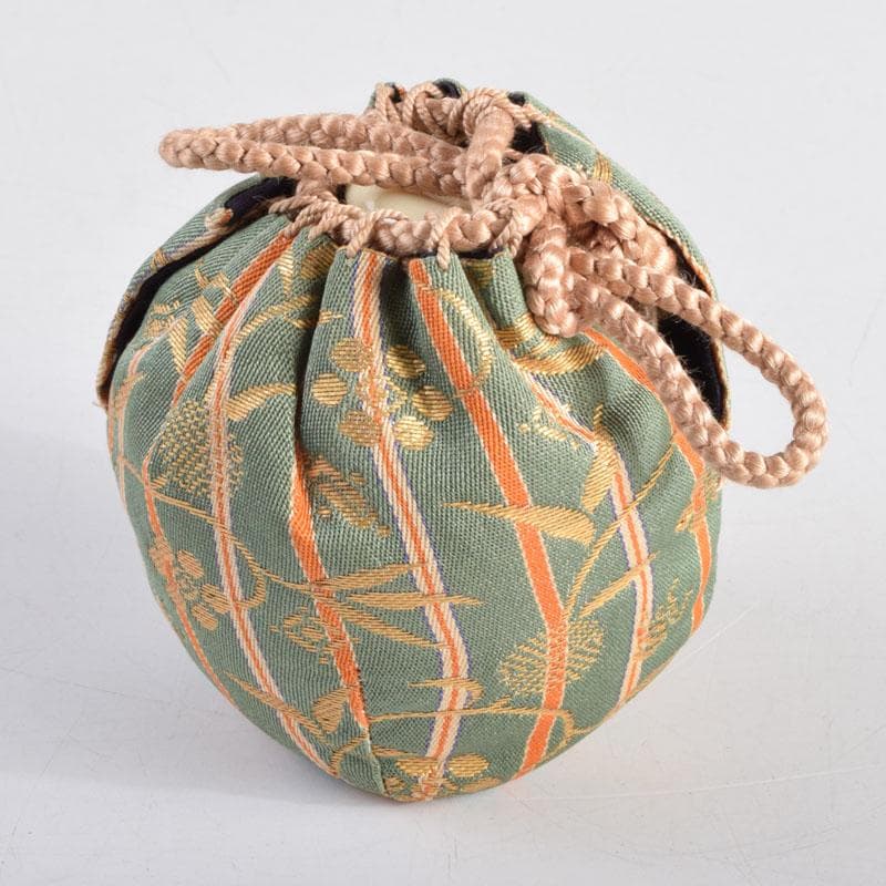 茶道具 古瀬戸 加藤藤山作 文琳茶入 仕覆付 共箱 V 8857 - メルカリ