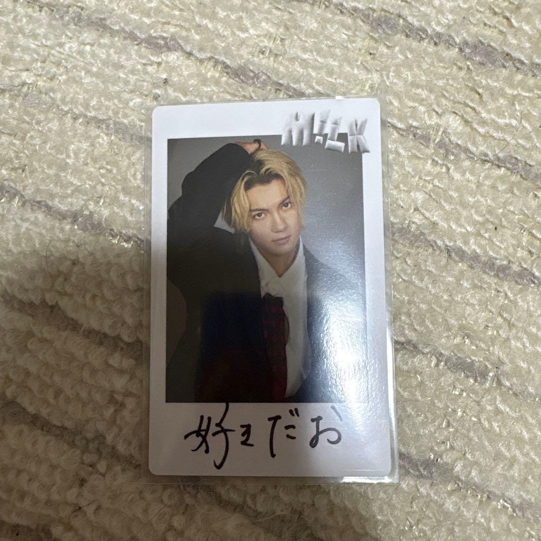 M!LK SMILE POP! チェキ風トレカ 佐野勇斗 - メルカリ