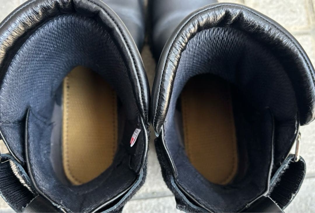 カドヤKADOYA ブラックアンクルブーツ　27.0cm