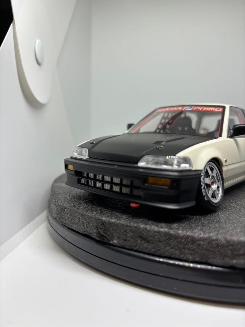 プラモデル完成品 BEEMAX アオシマ ホンダ シビック EF3 環状線仕様