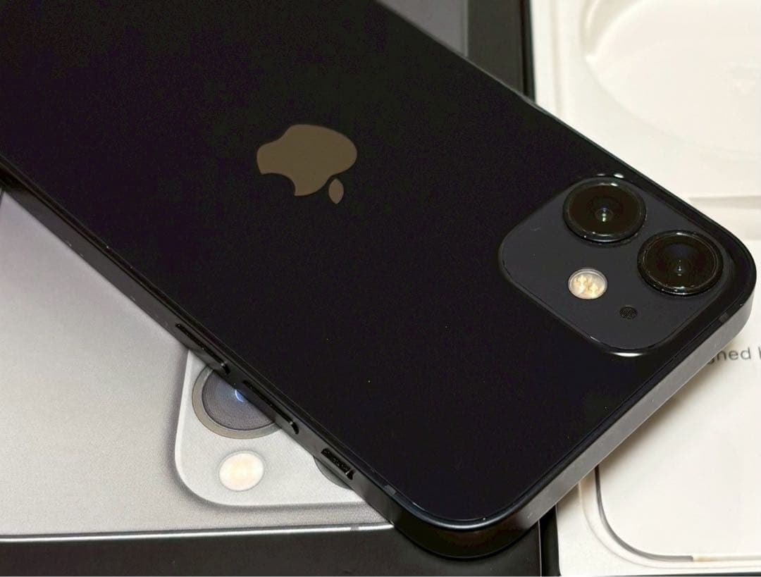 動作良好】iPhone 12 mini 64GB ブラック SIMフリー 本体 - メルカリ
