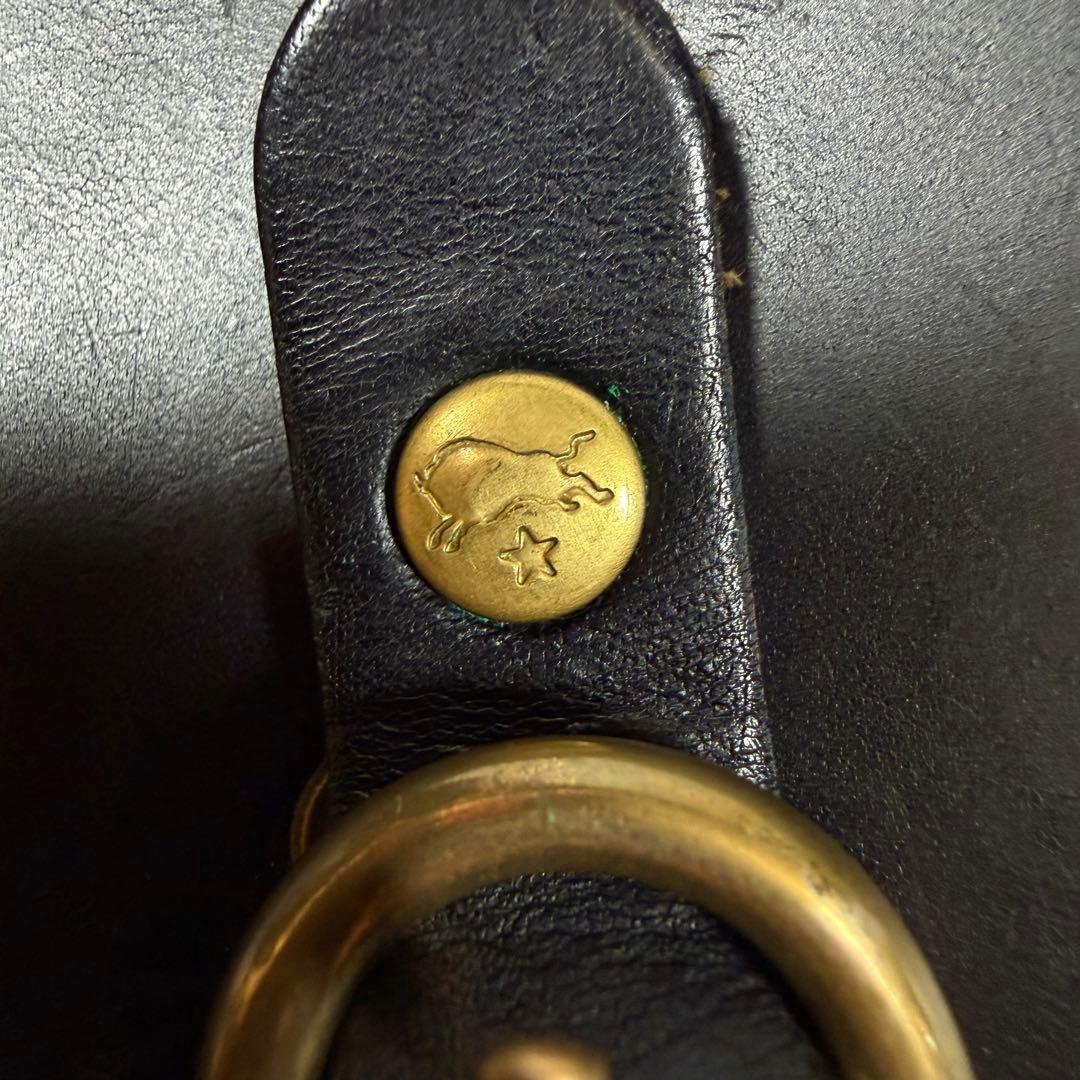 美品】イルビゾンテ ショルダーバッグ レザー シボ革 ゴールド金具