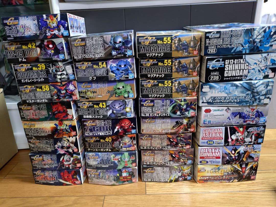 SDガンダムプラモ未組み立てセット　オマケ付き Yahoo!オークション -「元祖sdガンダム 未組立」(おもちゃ、ゲーム) の