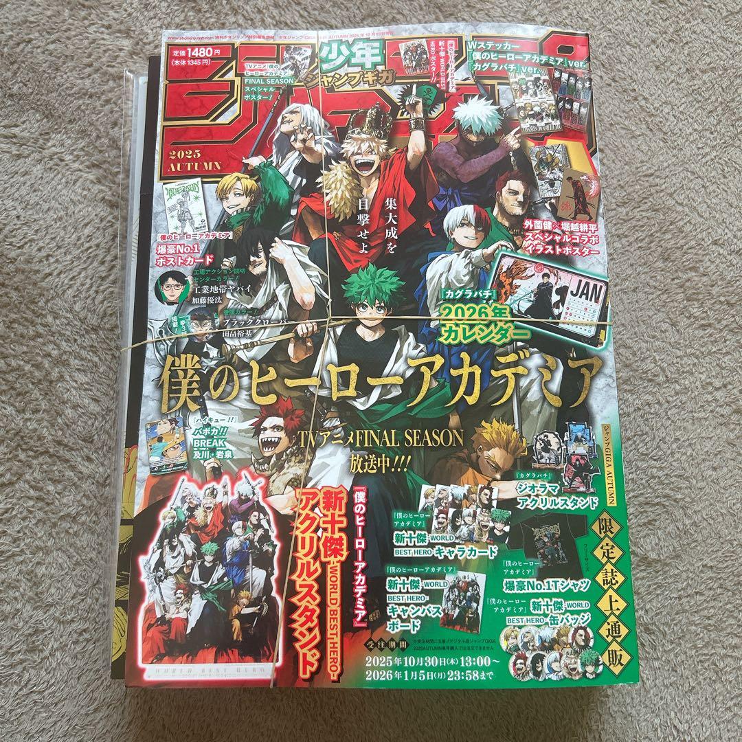 新品未開封】 少年ジャンプ GIGA 2025 ヒロアカ 付録完備 - メルカリ