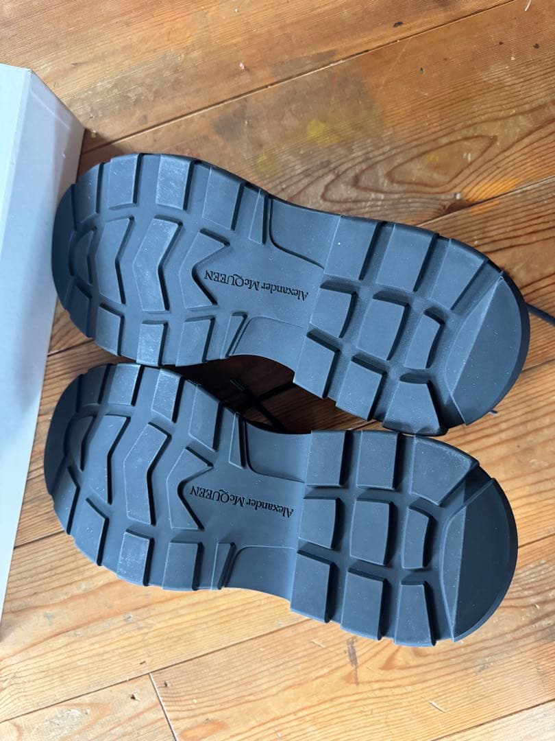 Alexander McQueen ブラックドレスシューズ - メルカリ