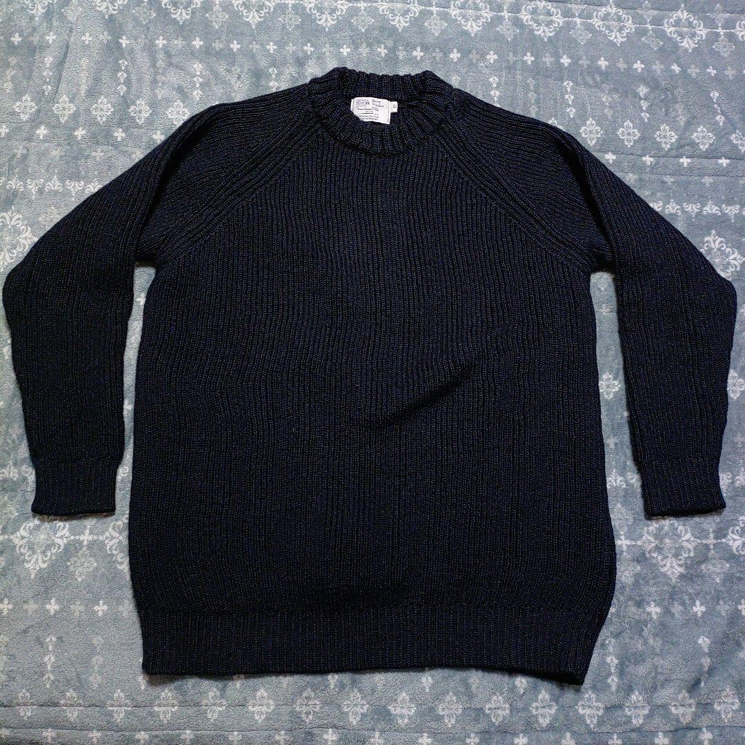 ケリーウーレンミルズ フィッシャーマン リブ クルーネック セーター 40 Kerrywoollenmills（ケリーウーレンミルズ） KW-0003 フィッシャーマン