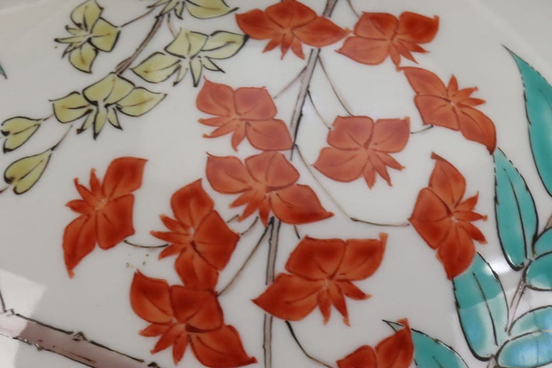 人間国宝 十四代 酒井田柿右衛門 本人最上位作 濁手 藤花文花瓶 共箱