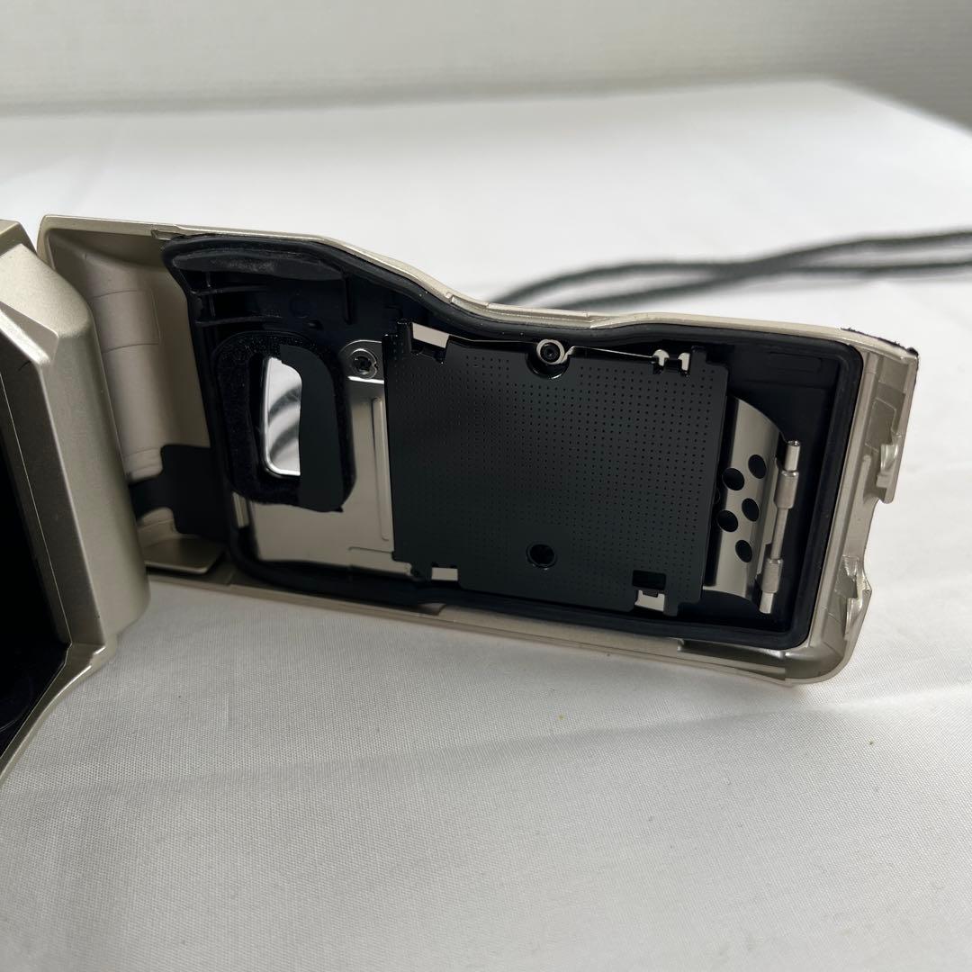 h) OLYMPUS μ[mju:]-II シルバー フィルムカメラ ジャンク OLYMPUS