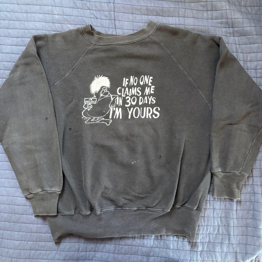 60s モンスター スウェット ビンテージ ビックサイズ - メルカリ