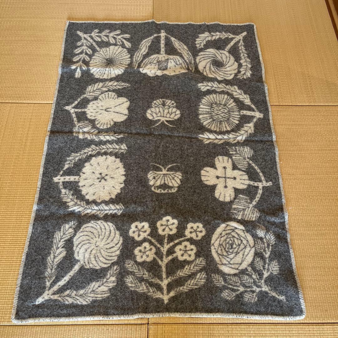 LAPUAN KANKURIT 鹿児島睦 ブランケット 90 × 130㎝ LAPUAN KANKURIT - ラプアンカンクリ 鹿児島睦 ブランケット 90×130の