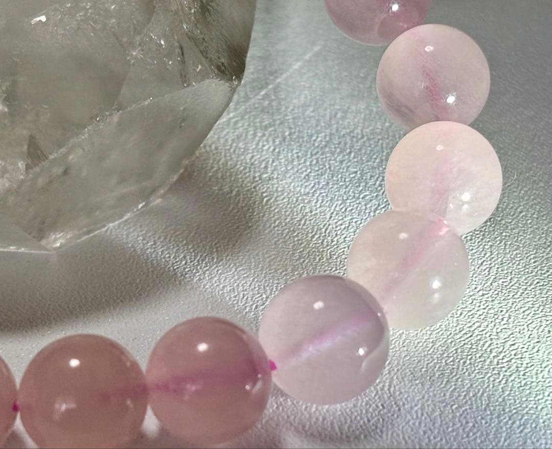 最高品質　超希少入手困難　愛の精霊の宝物　エンジェルローズモルガナイトのブレス