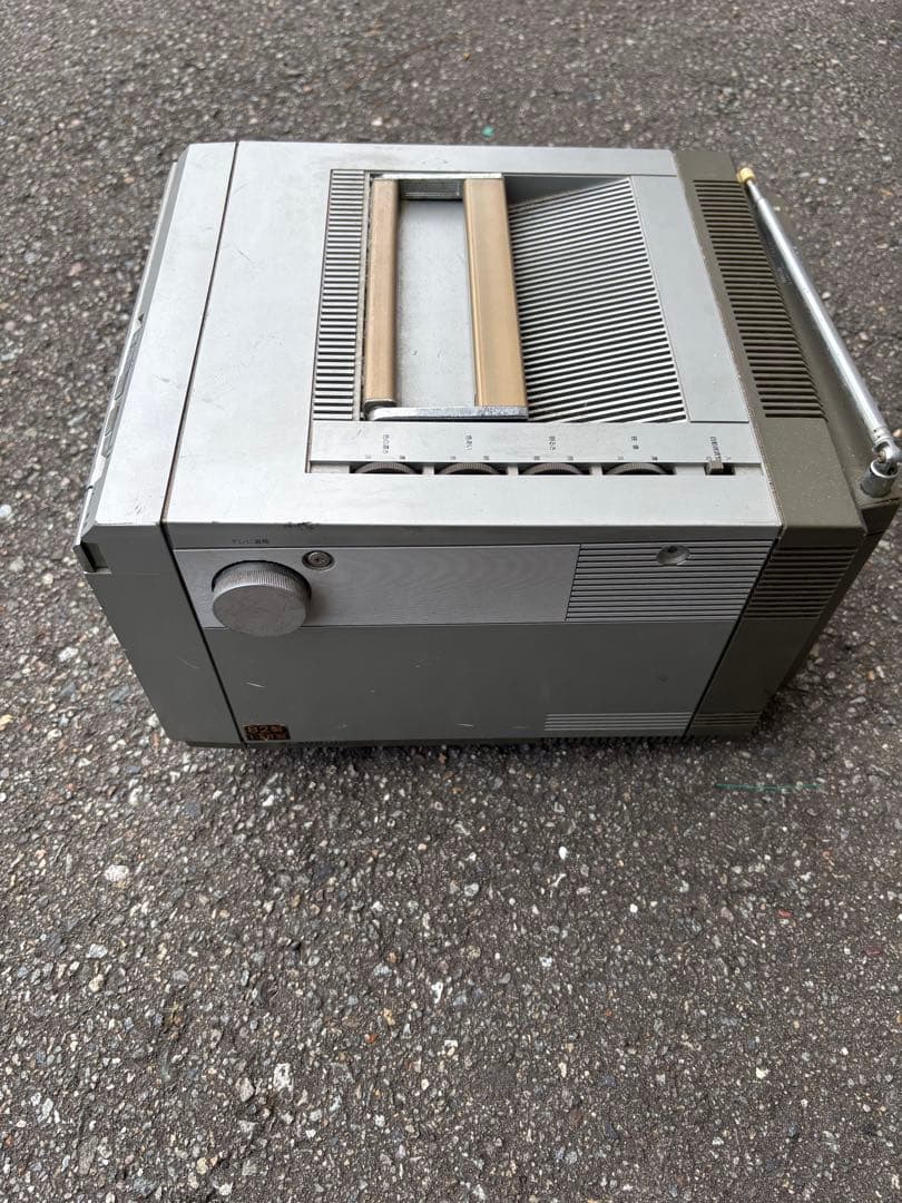 national th8-v9v ポータブル カラーテレビ 昭和レトロ - メルカリ