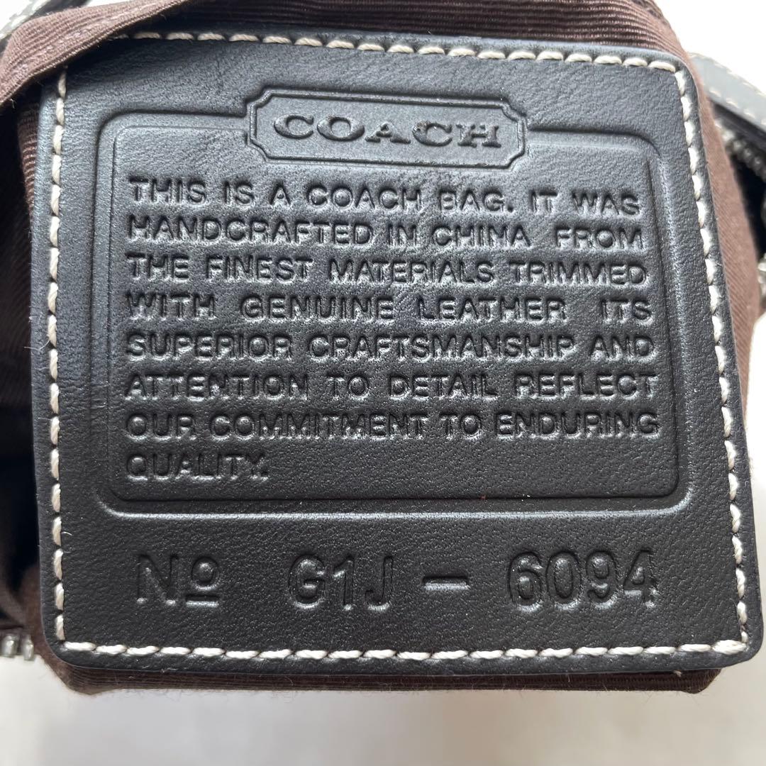 美品】COACH コーチ ワンショルダーバッグ アクセサリーポーチ Y2K