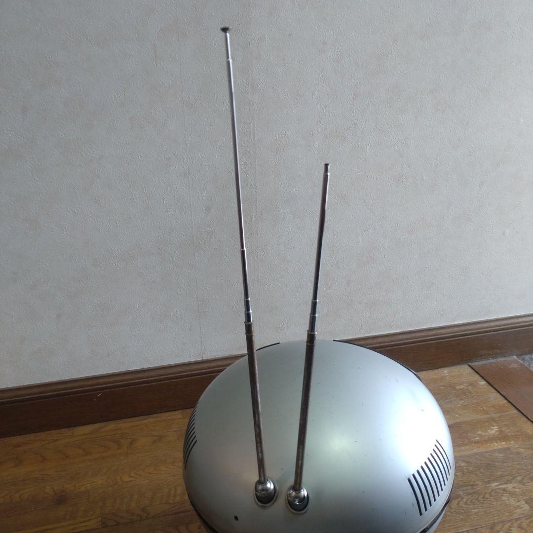 ナショナル スペースエイジ レトロデザインテレビ 白黒テレビ - メルカリ