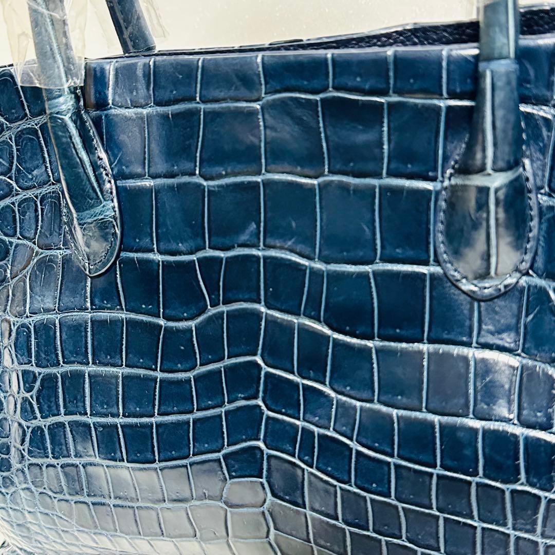 新品未使用】Alumuco クロコダイル トートバッグ - メルカリ