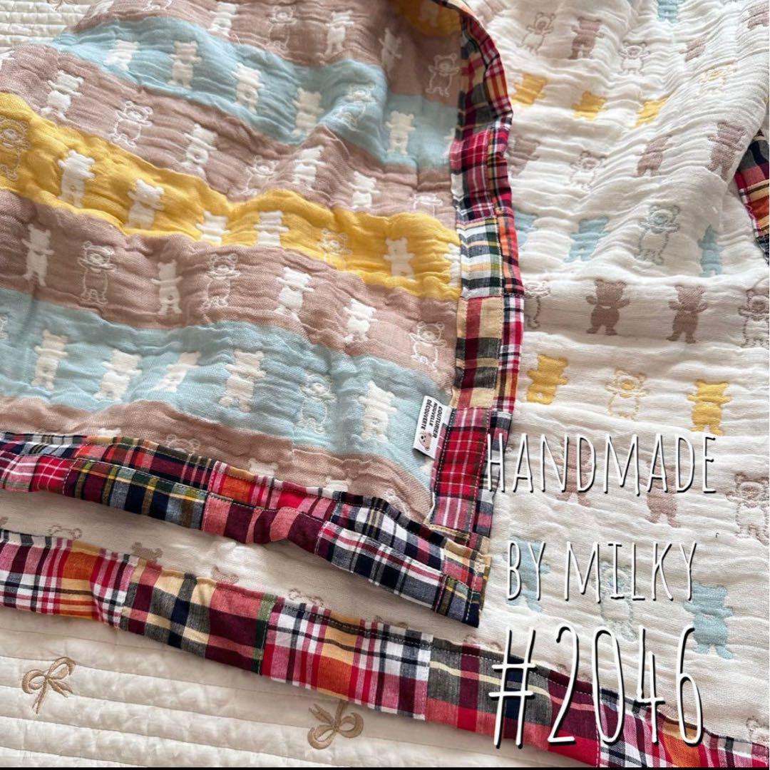 a様❤ハンドメイド　限定くまさん×パッチワーク6重ガーゼケットブランケット 楽天市場】【マラソン期間限定ポイント5倍！】☆月間優良ショップ受賞