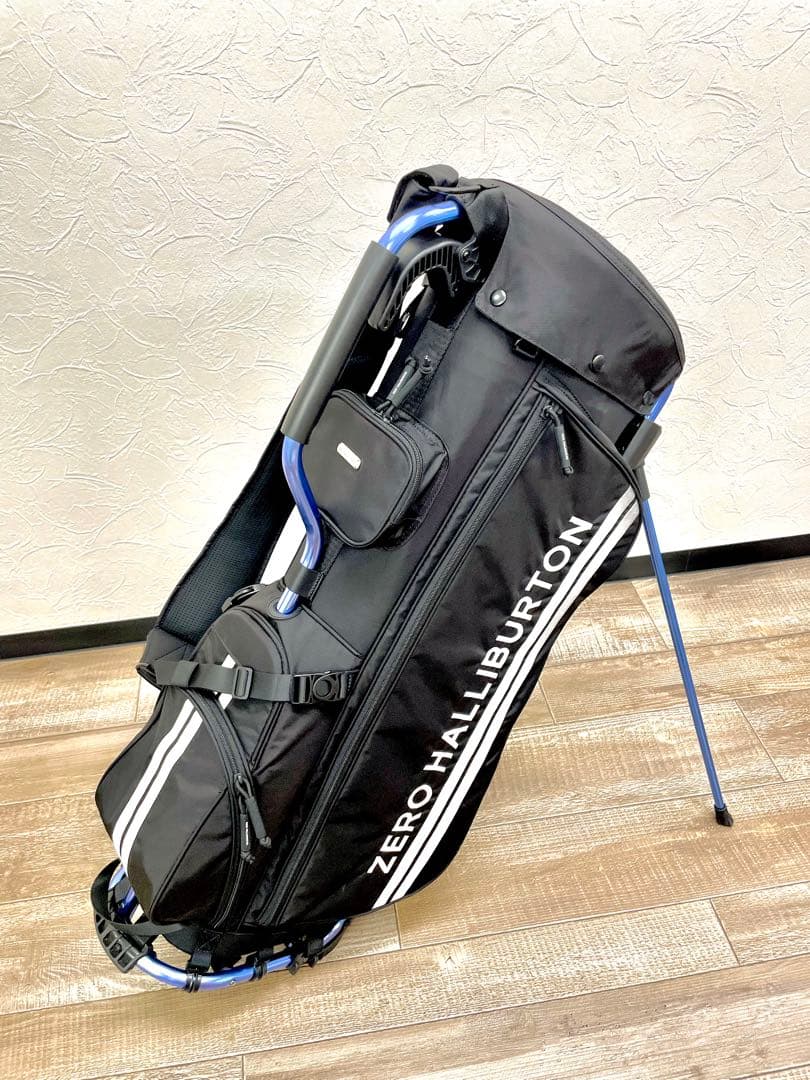 【コース未使用】ゼロハリバートン スタンド キャディバッグ ブラック ZERO HALLIBURTON（ゼロハリバートン） 最大53% 2/27から ゴルフ