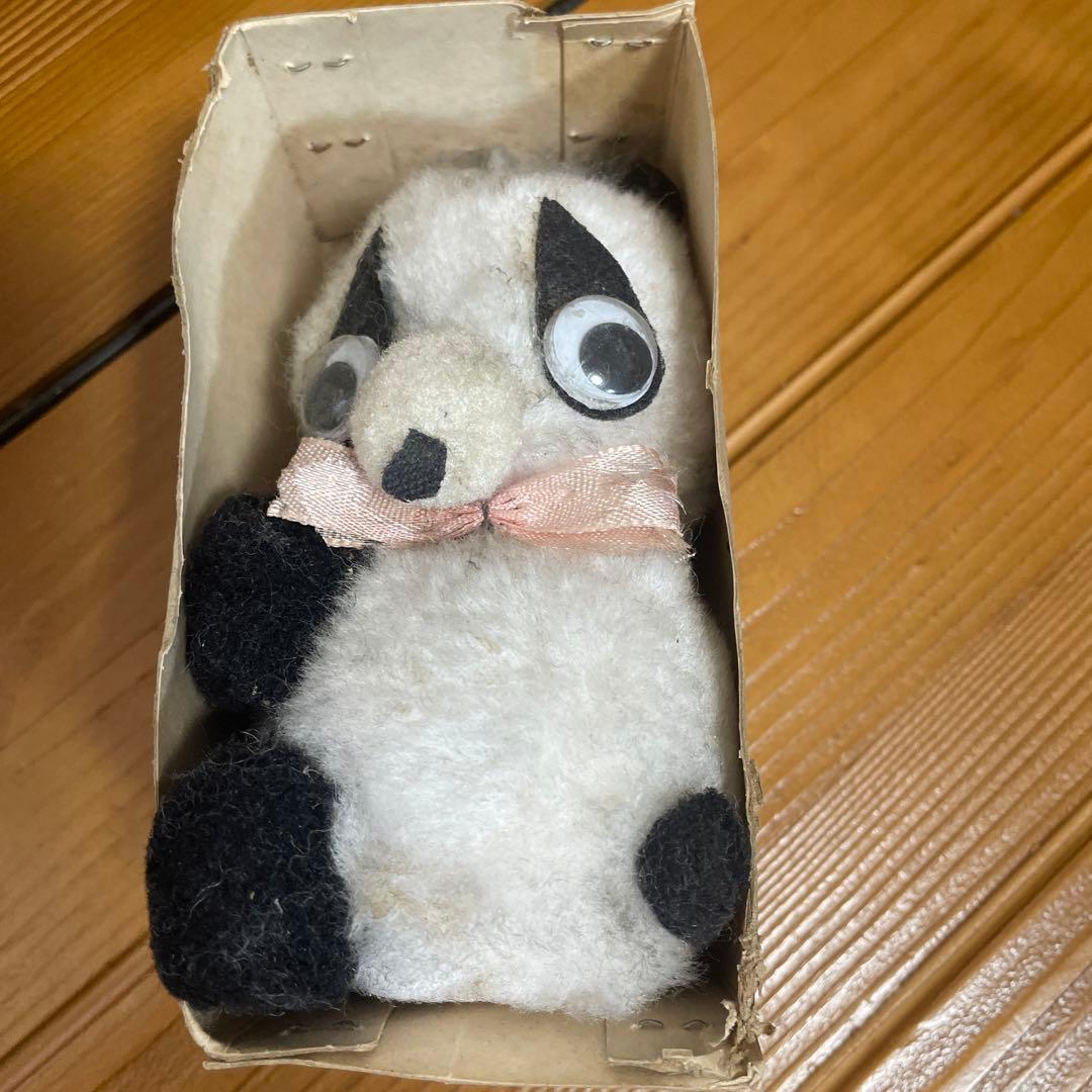 上野パンダ来日記念品 当時物ぬいぐるみ マスコット 昭和レトロ - メルカリ