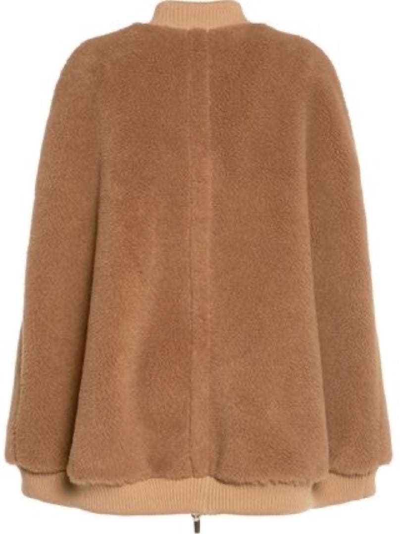 MaxMara マックスマーラ テディベア キャメルボンバーケープ S - メルカリ