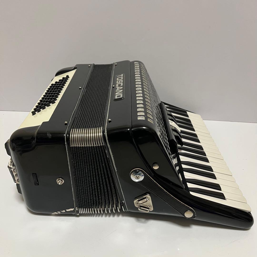 TOSCANO アコーディオン 34鍵盤 トスカーノ ブラック - 鍵盤楽器お