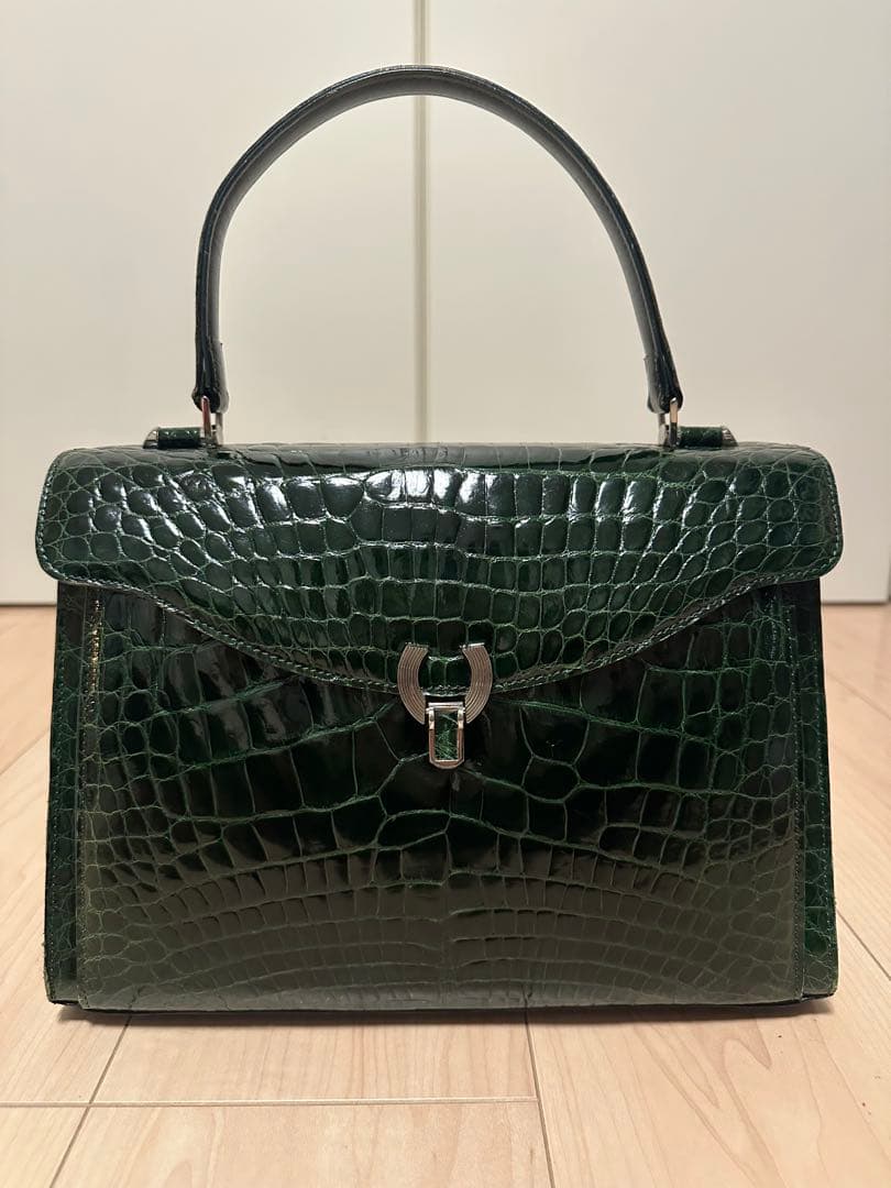 ETRO エトロ レザー ハンドバッグ ショルダーバッグ 2way オレンジ系