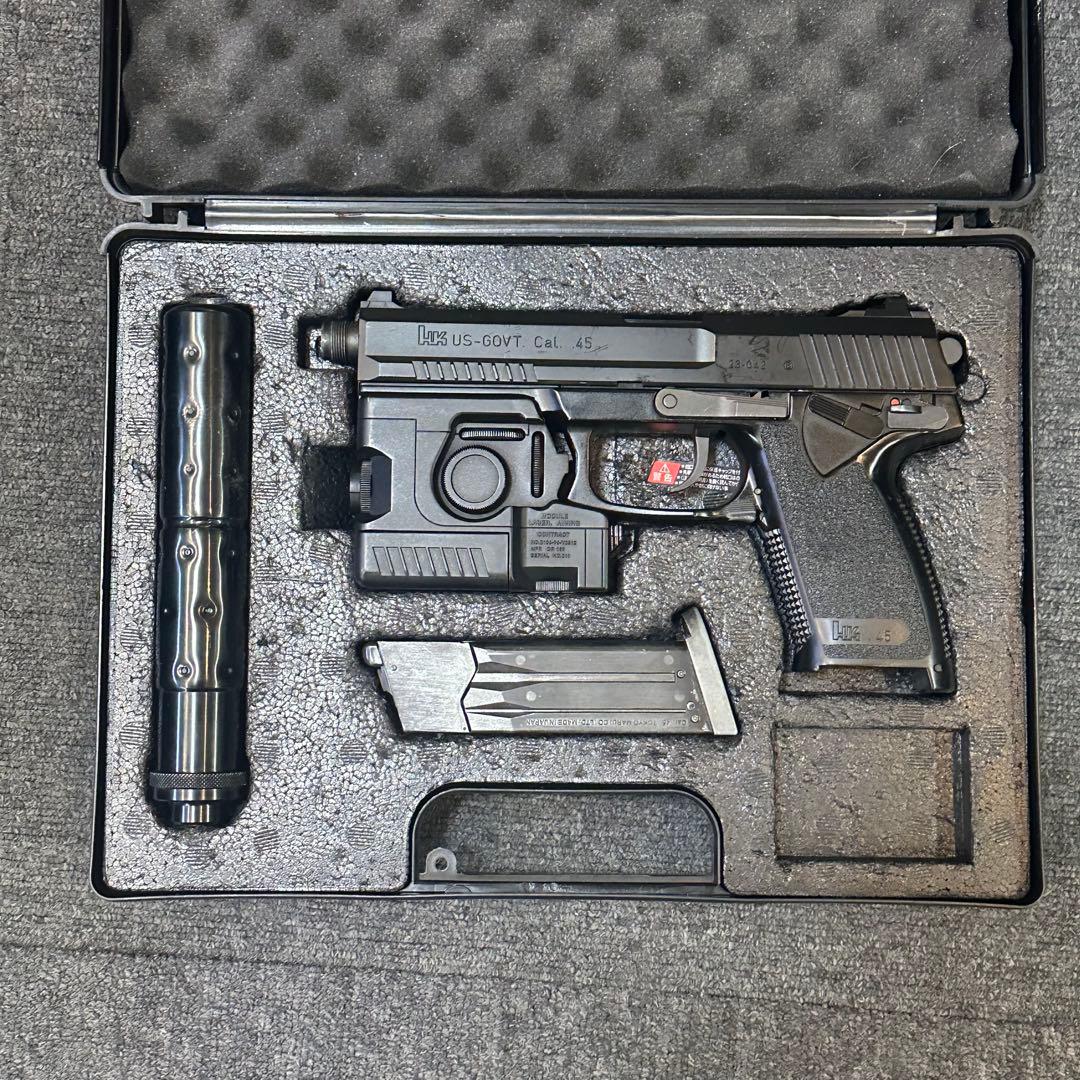 東京マルイ SOCOM MK23 ガスガン サイレンサー付き 東京マルイ Mk23ソーコム タクティカルサイレンサーFDE付きセット