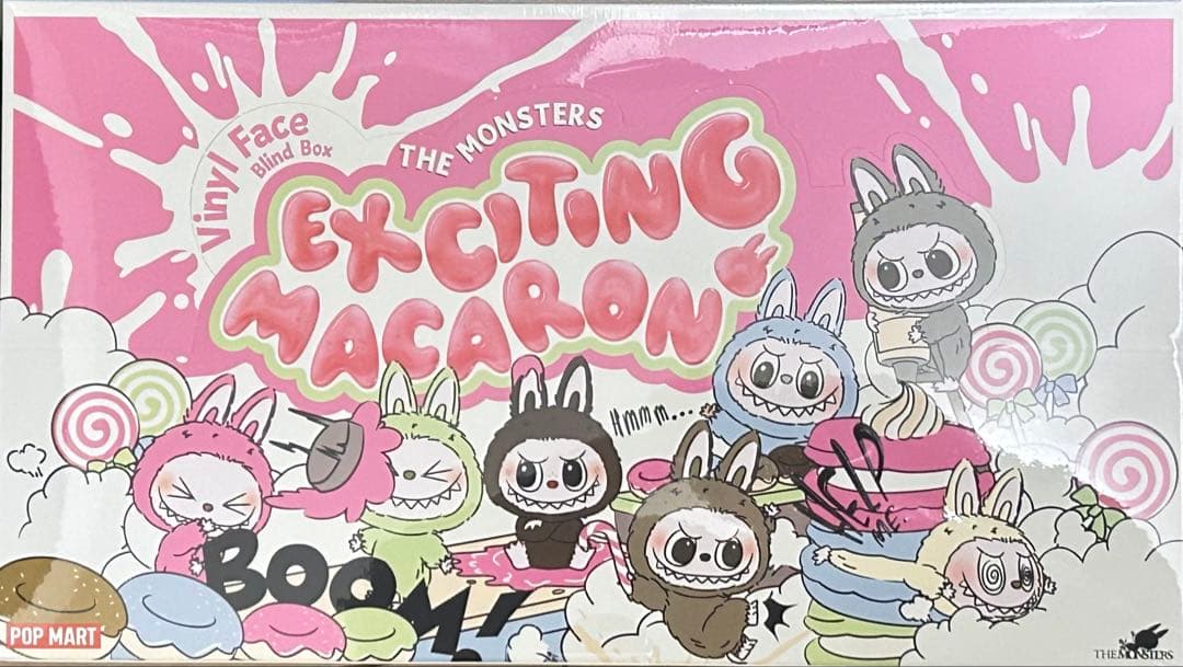 LABUBU新品未開封Exciting Macaron アソートボックス Labubu The Monsters – Exciting Macaron (Single box / Full set