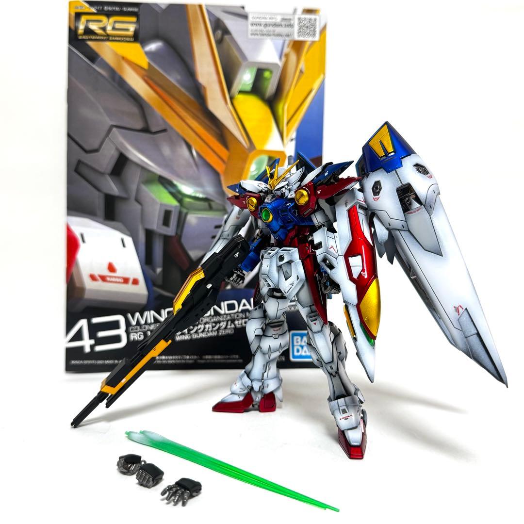 RG ウイングガンダムゼロ 塗装済み完成品 ガンプラ - メルカリ