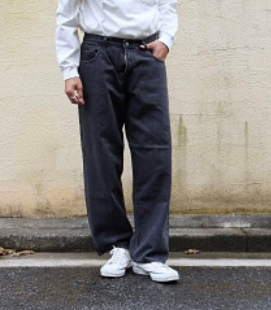 ciota シオタ バギーデニム 35インチ ミディアムブラック