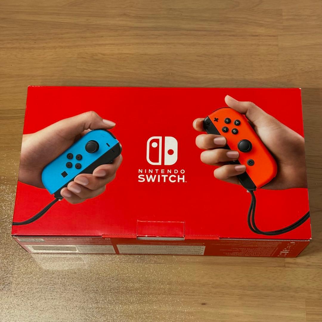 6-156 Switch 本体 バッテリー強化版 箱付き - メルカリ