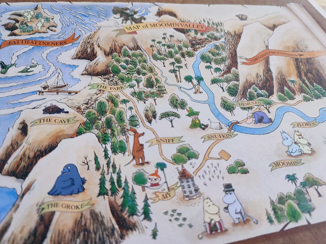 ムーミン谷地図 Ⅰ ジグソーパズル 1000ピース - メルカリ