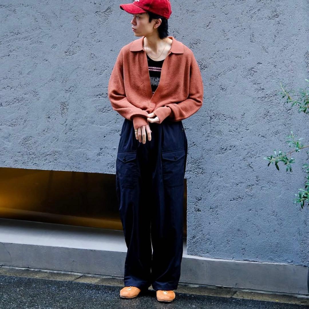 walenode スキッパーニット サイズ2 和紙 ウェルノード タグあり