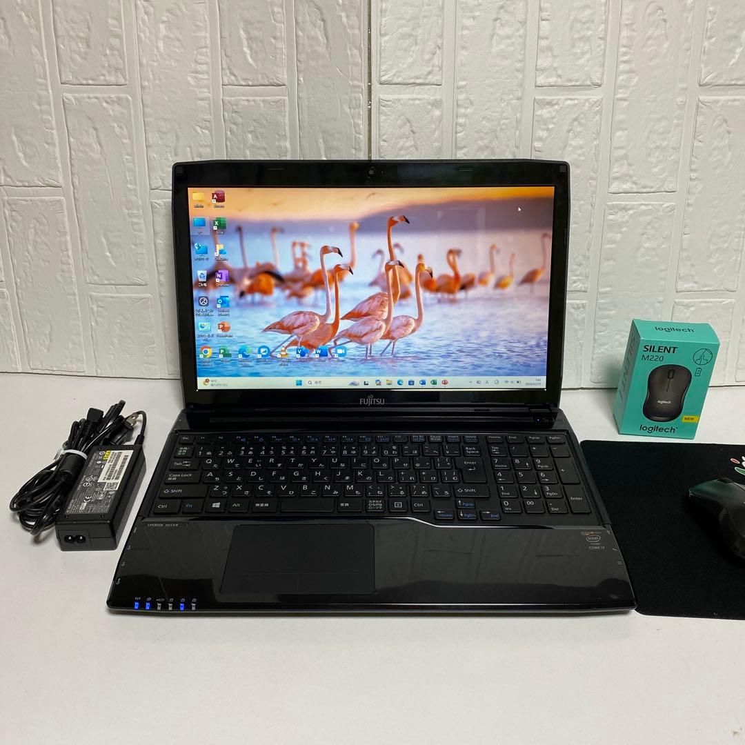 Windows11 オフィス付きCorei7メモリ8GB 高速起動SSD 富士通 - メルカリ