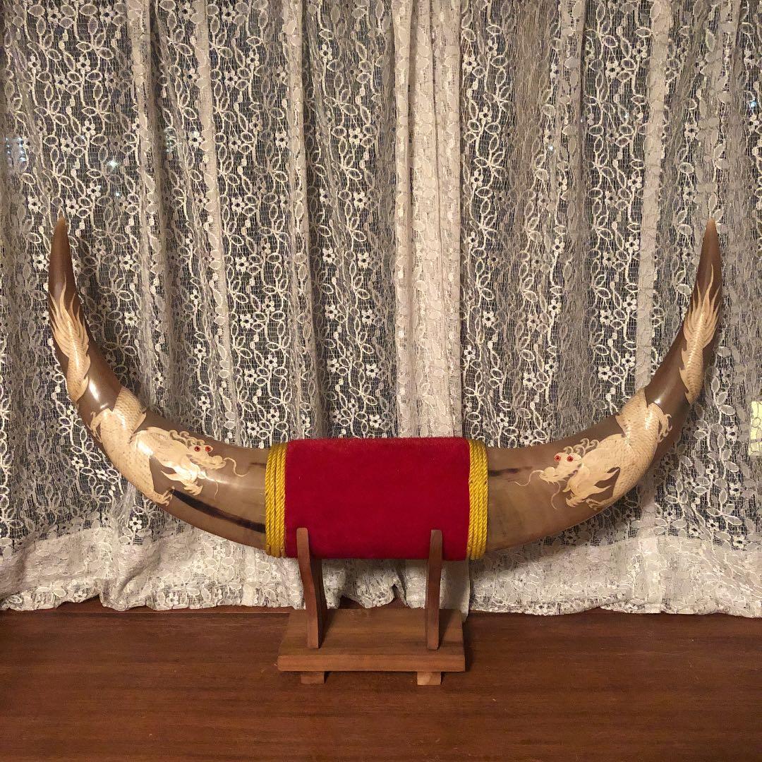 水牛の角 置物 - メルカリ