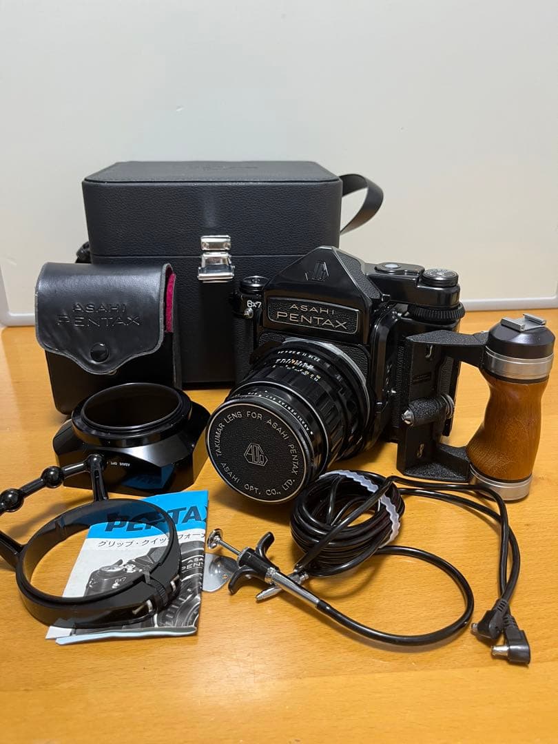 Asahi PENTAX 67 バケペンASAHI PENTAX 中判カメラ TAKUMAR 67 105mm