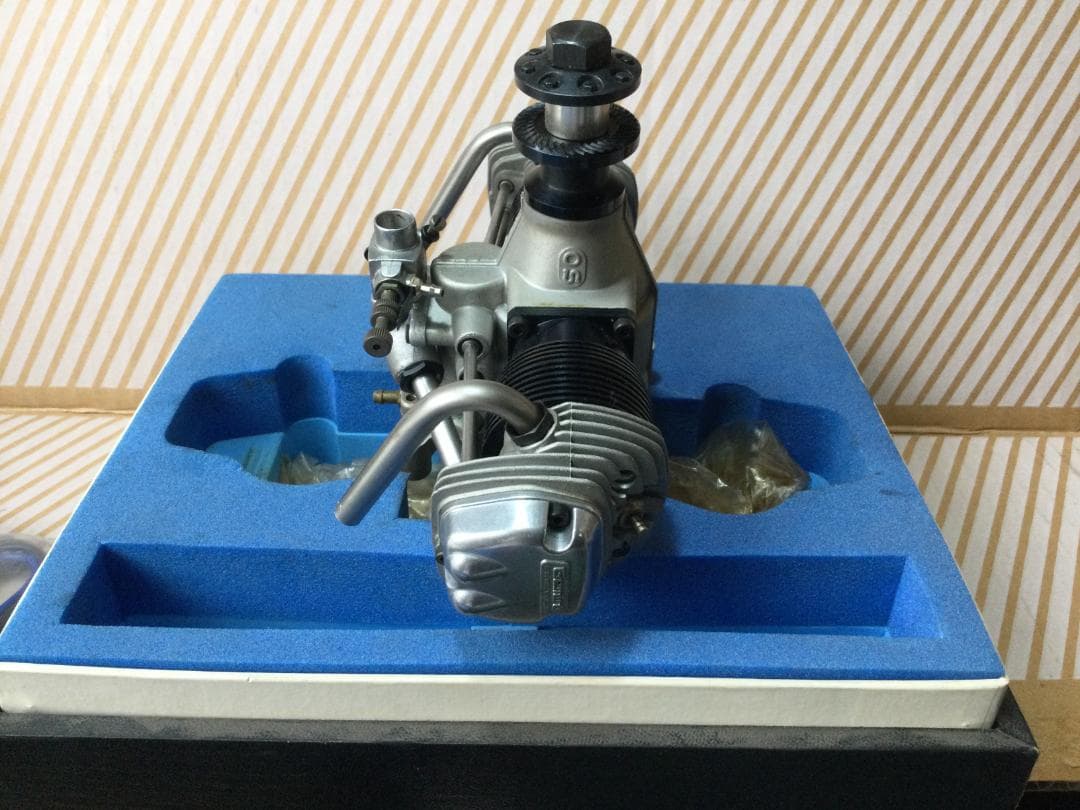 小川精機 OS FT-120 ジェミニ4サイクル水平対向2気筒エンジン 未使用品