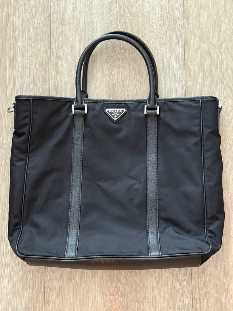 PRADA ブラック トートバッグ プラダ PRADA トートバッグ レディース リエディション M ブラック